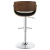 CoasterEssence 104965 Dana - Adjustable Bar Stool - Black And Chrome