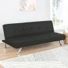 CoasterEveryday 360281 Joel - Upholstered Tufted Convertible Sofa Bed - Black