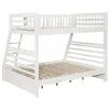CoasterEssence 460180 Ashton - 2-Drawer Wood Twin Over Full Bunk Bed - White