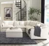 Coaster Fine Furniture 551451-SET Hobson - 6 Piece Upholstered Modular Sectional Sofa - Ivory