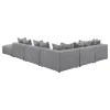 CoasterElevations 551594-SET Jennifer - 6 Piece Upholstered Modular Sectional - Gray