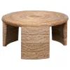 Coaster Fine Furniture 708508 Artina - Woven Rattan Round Coffee Table - Natural