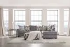 Furniture of America SM5174-OT Amersham - Ottoman - Gray