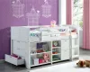 Furniture of America CM-BK967T Abigail - Twin Size Loft Bed - White