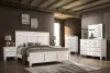 New Classic 00-677W-36N New Classic 00-677W-36N Andover - 5/0 Queen 6 Piece Bedroom Set (Bed, Dresser, Mirror, Chest, 2 Nightstands) - White