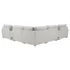 Coaster Fine Furniture 609560P-SETA Collins - 7 Piece Modular Power Reclining Sectional - Gray