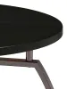 Coaster Fine Furniture 722208-S2 Dacre - 2 Piece Round Coffee And End Table Set - Dark Charcoal
