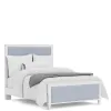 Riverside Furniture 30798-30797-30779 Riverside Furniture 30798-30797-30779 Rosalie - Full Upholstered Bed - Blue / White