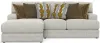 Jackson Furniture Industries 2240/75/42-26 Jackson Furniture Industries 2240/75/42-26 Tori - 2 Piece Sofa Chaise With Comfort Coil Seating And 6 Accent Pillows Included (Left Side Facing Chaise) - Birch