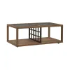 Liberty Furniture 525-OT1010 Bayhill Trellis - Cocktail Table - Honey / Black Metal Accents
