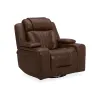Liberty Furniture 7020CN-12P Caswell - Swivel Glider Recliner P2 - Nature Chestnut