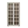 Pulaski Furniture P021776 Pulaski Accents - 5-Shelf Glass Door Bookcase - Natural Wood Finish