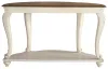 Ashley Furniture T743-4 Realyn - Sofa Table - White / Brown