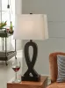 Ashley Furniture L243344 Markellton - Poly Table Lamp (Set of 2) - Black