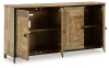 Ashley Furniture A4000581 Camney - Accent Cabinet - Brown / Black