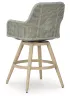 Ashley Furniture P798-130 Seton Creek - Barstool With Cushion (Set of 2) - Beige / Gray