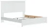 Ashley Furniture B139B47 Bostwick Shoals - King Panel Bed With Framed Footboard - White