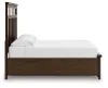 Ashley Furniture B849B4 Taffenbrook - King Panel Storage Bed - Medium Brown