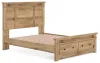 Ashley Furniture PCB1170B4 Ashley Furniture PCB1170B4 Makidern - Queen Panel Storage Bed With Storage Footboard - Tan
