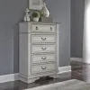 Liberty Furniture 520-BR41 Abbey Park - 5 Drawer Chest - Antique White