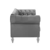 New Classic UKD13-30-GRYC Emma Crystal - Sofa - Gray