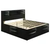 CoasterEssence 202701KE-S5 Briana - 5 Piece Eastern King Bedroom Set - Black