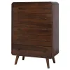 CoasterEssence 205135 Robyn - 5-Drawer Bedroom Chest - Dark Walnut