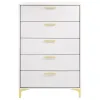 CoasterEveryday 224405 Kendall - 5-Drawer Bedroom Chest - White