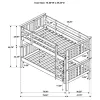 CoasterEveryday 460244N Chapman - Wood Twin Over Twin Bunk Bed - White