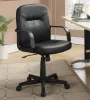 CoasterEveryday 800049 Minato - Upholstered Adjustable Home Office Desk Chair - Black