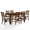 New Classic 40-D1652B-D6C New Classic 40-D1652B-D6C Pascal - Rectangle Dining Table & 6 Chairs - Walnut