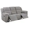 Coaster Fine Furniture 602551 Gilson - Chenille Upholstered Reclining Sofa - Gray
