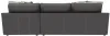 Jackson Furniture Industries 5045/63/76/28-28 Jackson Furniture Industries 5045/63/76/28-28 Minori - Italian Leather 2 Piece Sofa / Chaise With RSF Chaise And Cocktail Ottoman - Steel