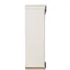 Liberty Furniture 498-EC69 Morgan Creek - Entertainment Hutch - Antique White / Wirebrushed Tobacco Accents