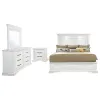 Coaster Fine Furniture 215871KE-S4 Mckinney - 4 Piece Eastern King Bedroom Set - Vintage White
