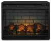 Ashley Furniture W100-121 Entertainment Accessories - LG Fireplace Insert Infrared - Black