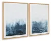Ashley Furniture A8000368 Holport - Wall Art Set (Set of 2) - Blue / White