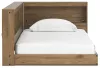 Ashley Furniture EB1866B4 Deanlow - Twin Bookcase Storage Bed - Honey