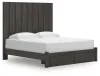 Ashley Furniture PCB3370B9 Fraluna - King Panel Storage Bed - Charcoal