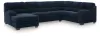 Ashley Furniture 24205S1 Ashley Furniture 24205S1 SimpleJoy - 3-Piece Sectional With LAF Corner Chaise - Navy
