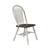 Liberty Furniture 186W-C1000S Liberty Furniture 186W-C1000S Carolina Crossing - Windsor Side Chair - White / Antique Honey