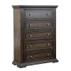 Liberty Furniture 361-BR-KPBDMCN Liberty Furniture 361-BR-KPBDMCN Big Valley - 5 Piece Bedroom Set (King Panel Bed, Dresser & Mirror, Chest, Nightstand) - Brownstone