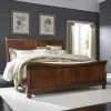 Liberty Furniture 589-BR-KSL Liberty Furniture 589-BR-KSL Rustic Traditions - King Sleigh Bed - Dark Brown