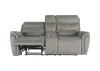 New Classic U092-25-GRY New Classic U092-25-GRY Kamari - Console Loveseat With Dual Recliners - Gray