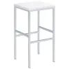 CoasterEveryday 182525 Natividad - 5 Piece Pub Height Bar Table Set - White High Gloss