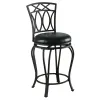 CoasterEveryday 122059 Adamsville - Upholstered Swivel Counter Height Stool - Black
