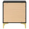 CoasterEveryday 224452 Kendall - 2-Drawer Nightstand - Black
