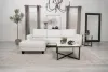 Coaster Fine Furniture 509550 Caspian - Upholstered Curved Arm Chaise Sectional Sofa - White