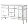 CoasterElevations 950849 Duchess - 5-Drawer Mirrored Storage Accent Cabinet - Silver
