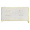 Coaster Fine Furniture 224733 Lucia - 6-Drawer Dresser - White